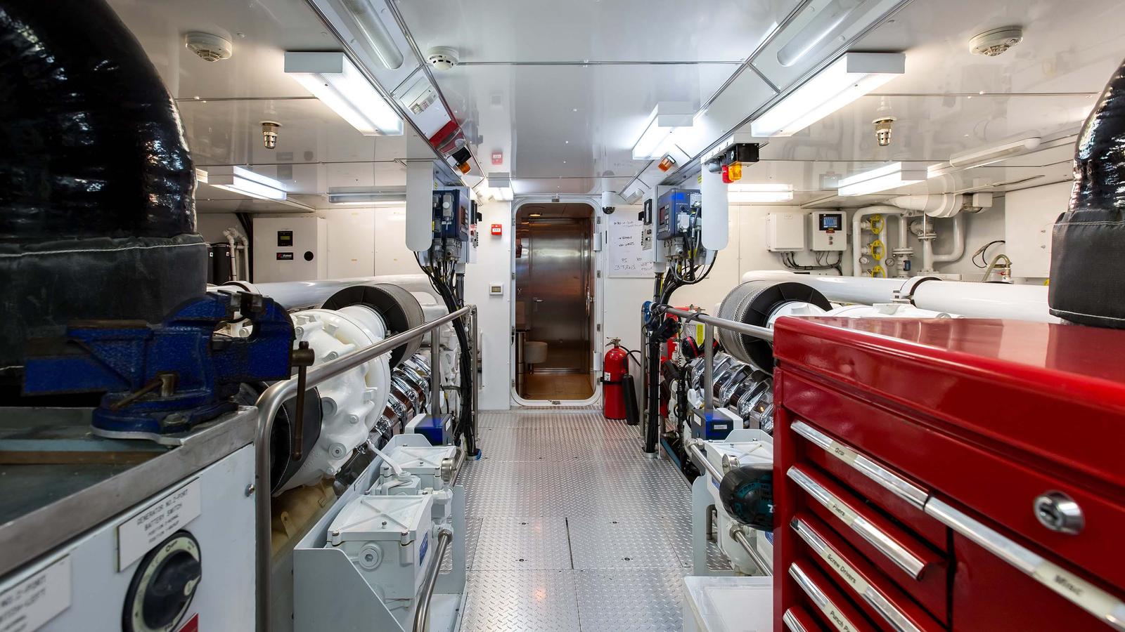 KJOS Engine Room Luxury Yacht Browser by CHARTERWORLD Superyacht Charter